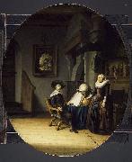 Gerrit Dou Burgomaster Hasselaar and His Wife oil painting artist